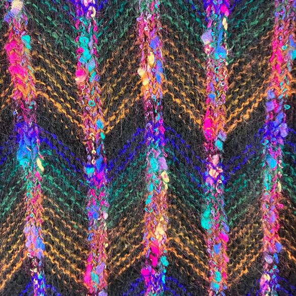 Vintage Carducci Tunic Sweater Womens' Small Oversized Mohair Blend 80's Party - Picture 10 of 15